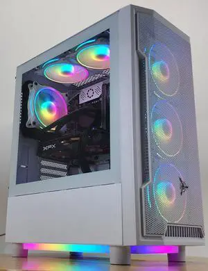 Gaming PC i7-5930K 16GB RAM 128GB SSD + 1TB HDD RX 580 8GB Windows 11 Computer