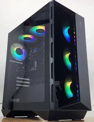Gaming PC Ryzen 7 5700X 32GB RAM 500GB SSD + 1TB HDD RTX 4060 8GB Win11 Computer