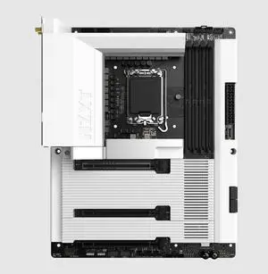 NZXT N9 Z890 White Intel Z890 LGA 1851 ATX DDR5 Desktop Motherboard