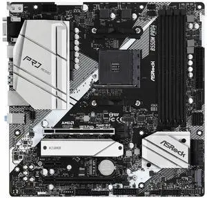 ASRock B550M Pro4 AMD Socket B550 AM4 MicroATX M.2 Desktop Motherboard B