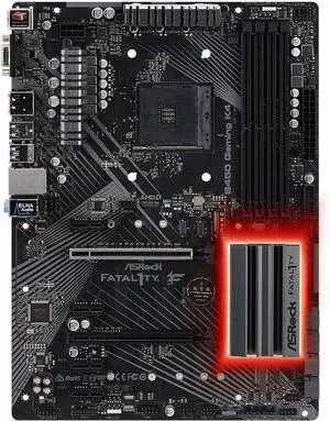 ASRock Fatal1ty B450 Gaming K4 AMD AM4 ATX DDR4 Desktop Motherboard