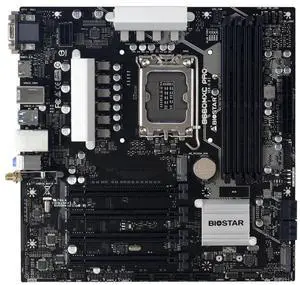 BioStar B660MXC-Pro 6.0 Intel LGA 1700 MicroATX DDR4 Desktop Motherboard