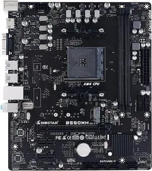 Biostar B550MH-E PRO AMD AM4 MicroATX DDR4 Desktop Motherboard