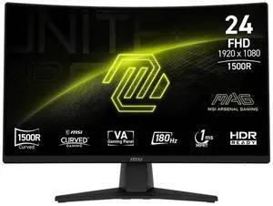MSI MAG 242C VA 24" 1920 x 1080 180Hz 1ms Gaming Monitor MSI MAG 242C VA 24" 1920 x 1080 180Hz 1ms Gaming Monitor