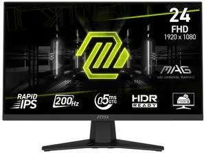 MSI MAG 244F VA 24" 1920 x 1080 200Hz .5ms Gaming Monitor