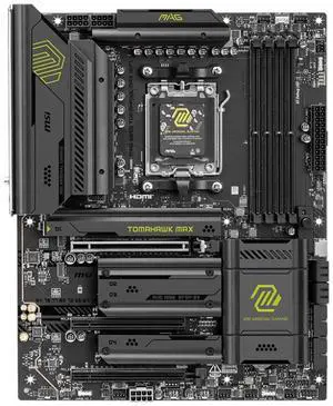MSI MAG B850 TOMAHAWK MAX WIFI AMD AM5 ATX DDR5 Desktop Motherboard
