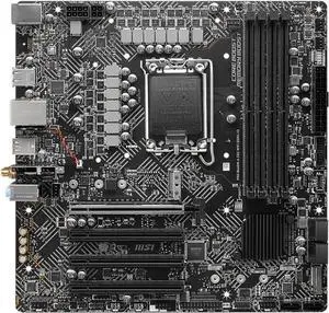 MSI PRO B660M-A CEC WIFI DDR4 V2 Intel LGA 1700 Micro ATX DDR4 Motherboard