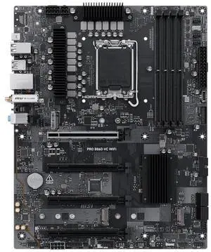 MSI PRO B860-VC WIFI Intel LGA 1851 ATX DDR5 Desktop Motherboard