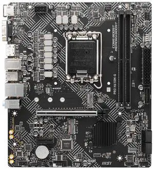 MSI PRO H610M-G Intel LGA 1700 Micro-ATX DDR5 Desktop Motherboard
