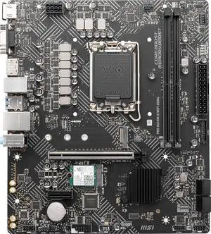 MSI PRO H610M-G WIFI DDR4 Intel LGA 1700 Micro-ATX Desktop Motherboard