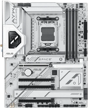 ASUS X870 AYW Gaming WiFi W AMD X870 AM5 DDR5 ATX Desktop Motherboard ASUS X870 AYW Gaming WiFi W AMD X870 AM5 DDR5 ATX Desktop Motherboard
