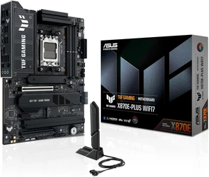 ASUS TUF GAMING X870E-PLUS WIFI7 AMD X870E AM5 DDR5 ATX Desktop Motherboard ASUS TUF GAMING X870E-PLUS WIFI7 AMD X870E AM5 DDR5 ATX Desktop Motherboard