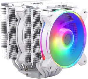 Cooler Master Hyper 622 Halo White Dual Tower CPU Air Cooler Cooler Master Hyper 622 Halo White Dual Tower CPU Air Cooler