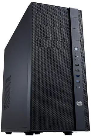 Cooler Master N400 Mid Tower ATX Black Gaming Computer Case Mesh Front Panel Cooler Master N400 Mid Tower ATX Black Gaming Computer Case Mesh Front Panel