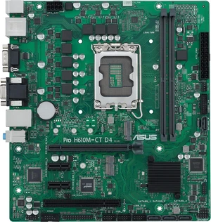 ASUS PRO H610M-CT D4 Intel H610 LGA 1700 microATX DDR4 Desktop Motherboard ASUS PRO H610M-CT D4 Intel H610 LGA 1700 microATX DDR4 Desktop Motherboard