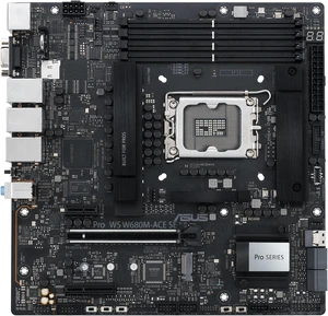 ASUS PRO WS W680M-ACE SE W680 LGA 1700 microATX DDR5 Workstation Motherboard ASUS PRO WS W680M-ACE SE W680 LGA 1700 microATX DDR5 Workstation Motherboard