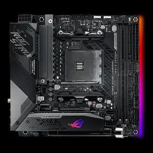 ASUS ROG STRIX X570-I GAMING AMD Socket X570 AM4 Mini-ITX M.2 Desktop Motherboard A