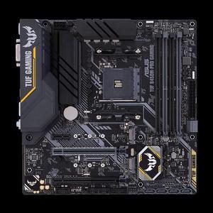 ASUS TUF B450M-PRO GAMING AMD Socket B450 AM4 MicroATX M.2 Desktop Motherboard B