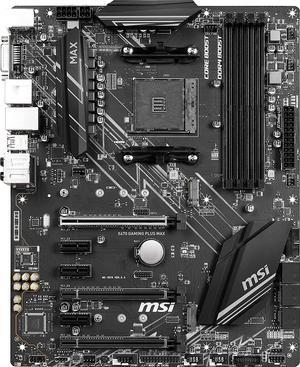 MSI X470 GAMING PLUS MAX AMD Socket X470 AM4 ATX M.2 Desktop Motherboard A