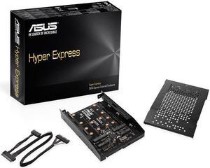 ASUS Hyper Express M.2/mSATA Enclosure 10Gb/s Interface Hardware RAID Controller