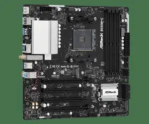 ASRock B550M-C Socket AM4 AMD B550 MicroATX M.2 Desktop Motherboard B