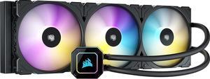 CORSAIR iCUE H170i ELITE CAPELLIX Liquid CPU Cooler - 33 Dynamic RGB LEDs - 140mm Fans - 420mm Radiator - COMMANDER CORE Smart Lighting Controller -CORSAIR iCUE Software Compatible LGA 1700 Compatible