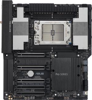 ASUS Pro WS TRX50-SAGE WIFI CEB Workstation motherboard, AMD Ryzen Threadripper PRO 7000 WX-Series Processors,ECC R-DIMM DDR5, 36 power-stage, WiFi 7,PCIe 5.0 x 16, PCIe 5.0 M.2, 10 Gb and 2.5 Gb LA
