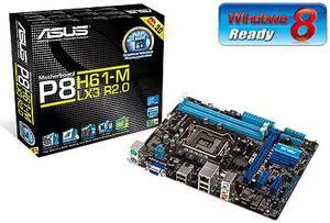 ASUS P8H61-M LX3 R2.0 H61 1155 mATX Motherboard B