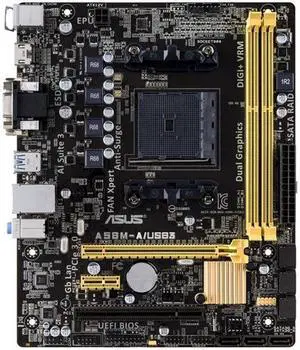 ASUS A58M-A/USB3 AMD Socket A58 FM2+ MicroATX Desktop Motherboard A