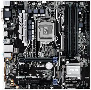 ASUS PRIME Z270M-PLUS Intel LGA Z270 1151 MicroATX Desktop Motherboard A