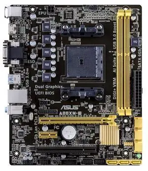 ASUS A88XM-E AMD Socket A88X FM2+ MicroATX Desktop Motherboard B