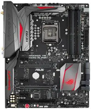 ASUS MAXIMUS VIII HERO ALPHA Intel LGA Z170 1151 ATX M.2 Desktop Motherboard B ASUS MAXIMUS VIII HERO ALPHA Intel LGA Z170 1151 ATX M.2 Desktop Motherboard B