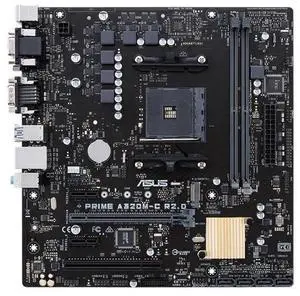 ASUS PRIME A320M-C R2.0 AMD Socket A320 AM4 MicroATX M.2 Desktop Motherboard B