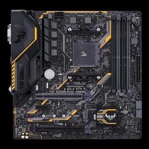 ASUS TUF B350M-PLUS GAMING AMD Socket B350 AM4 MicroATX Desktop Motherboard B