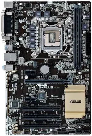 ASUS H110-PLUS Intel LGA H110 1151 ATX Desktop Motherboard B