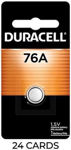 24-Pack Duracell 76A Alkaline Button Battery (LR44, A76)