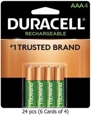 24-Pack AAA Duracell (DX2400) NiMH 900 mAh Batteries (6 Cards of 4)