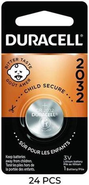 24-Pack DL2032 Duracell 3 Volt Lithium Coin Cell Batteries