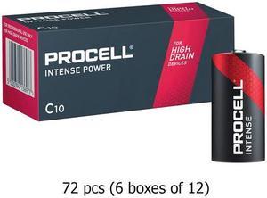 72-Pack C Duracell Procell Intense PX1400 Alkaline Batteries (6 Boxes of 12)