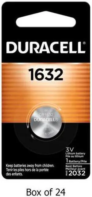 24-Pack CR1632 Duracell 3 Volt Lithium Coin Cell Battery