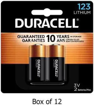 24-Pack Duracell DL123A 3 Volt Lithium Batteries (12 Cards of 2)