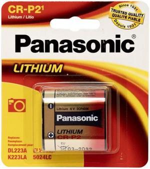 CRP2 (223A) Panasonic 6 Volt Lithium Battery (On a Card)