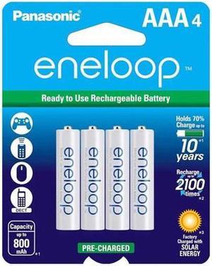 AAA NiMH Panasonic Eneloop 800 mAh Rechargeable Batteries (4 Card)