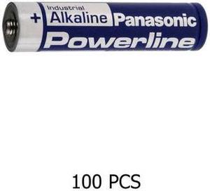 100-Pack AA Panasonic Powerline LR6AD Industrial Alkaline Batteries