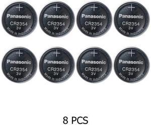 8-Pack CR2354 Panasonic 3 Volt Lithium Coin Cell Batteries