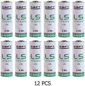 12-Pack SAFT LS17500 (ER17500) 3.6 Volt 3600 mAh A Lithium Batteries