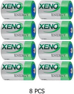 8-Pack Xeno XL-050H 3.6V 1/2 AA 850mAh Lithium Batteries