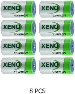 8-Pack Xeno XL-205F 3.6V D 19Ah Lithium Batteries