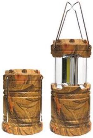 Super Bright Pop Up Camping Light - Camo Brown