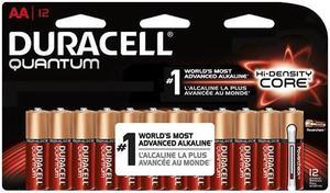 12-Pack AA Duracell Quantum Alkaline Batteries